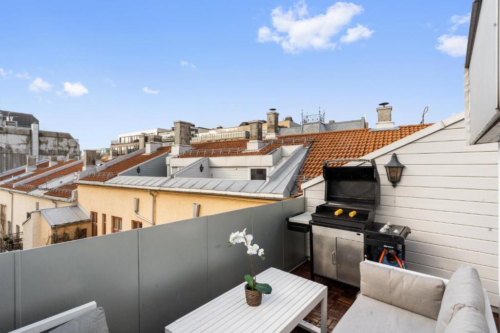 Balkón nebo terasa v ubytování Unique top floor - Super central - 2 bedr - 78 m2