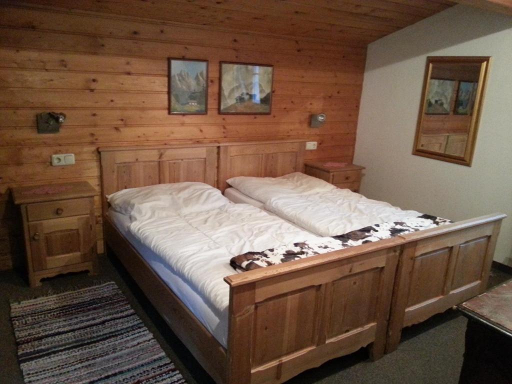 Postel nebo postele na pokoji v ubytování Waldfrieden