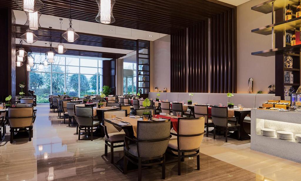 Restaurace v ubytování Wanda Realm Hotel Wuhu