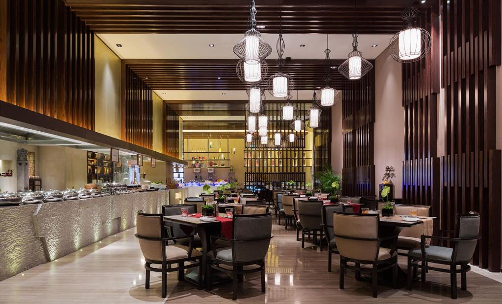 Restaurace v ubytování Wanda Realm Hotel Wuhu
