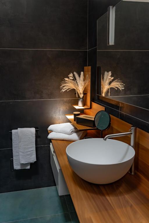 Koupelna v ubytování B&B Villa Argiolas