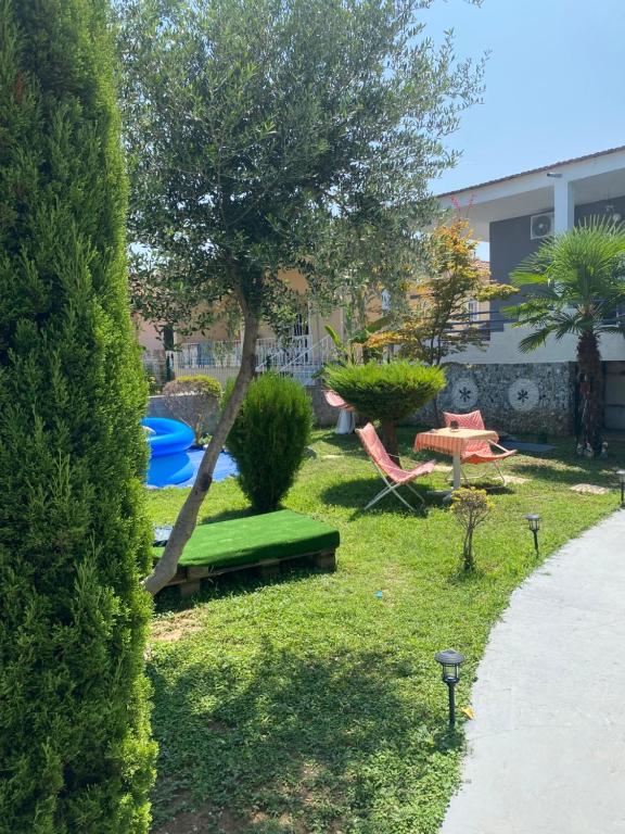 Zahrada ubytování Villa Kampou