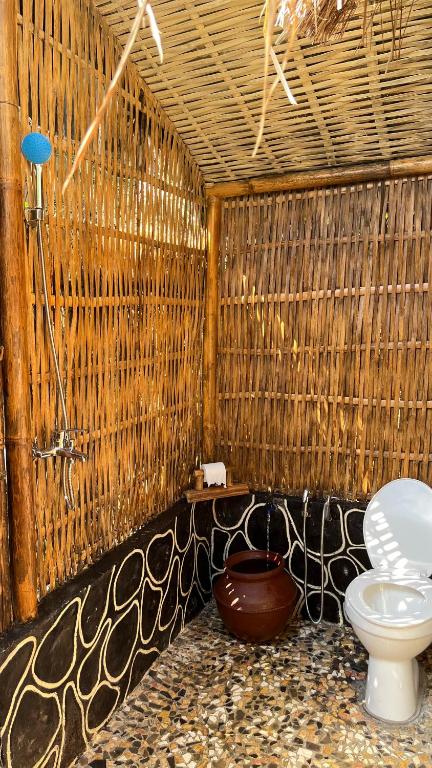 Koupelna v ubytování el bamboo guesthouse