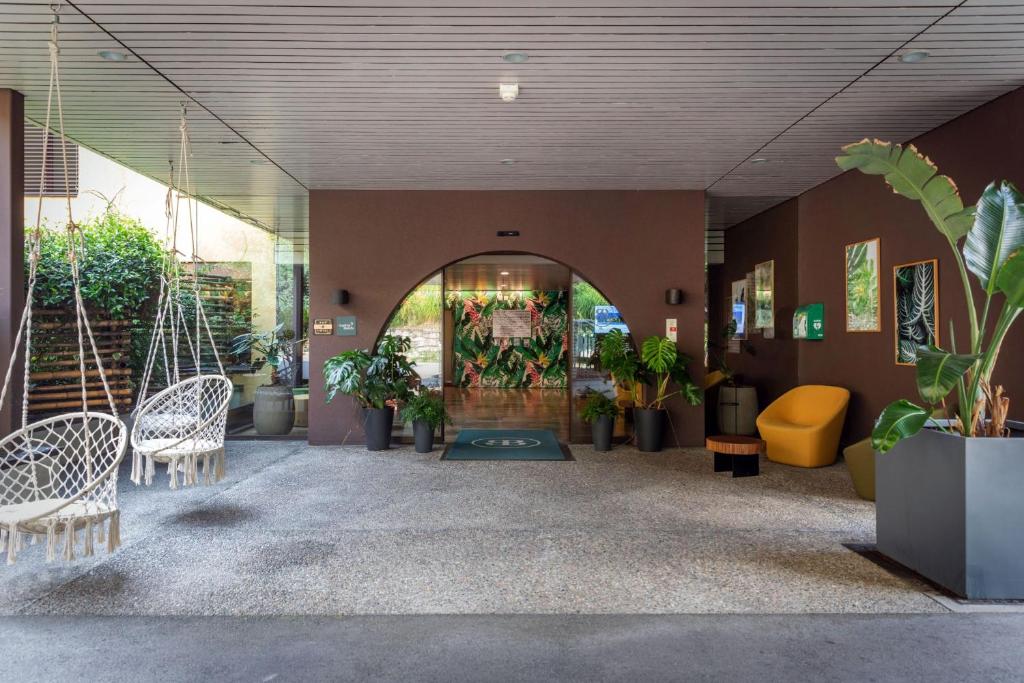 Zahrada ubytování Parkhotel Brenscino Brissago