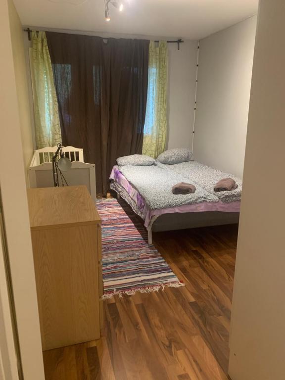 Postel nebo postele na pokoji v ubytování Furuset