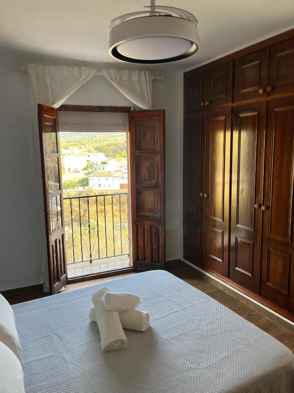 Postel nebo postele na pokoji v ubytování Los cortinales