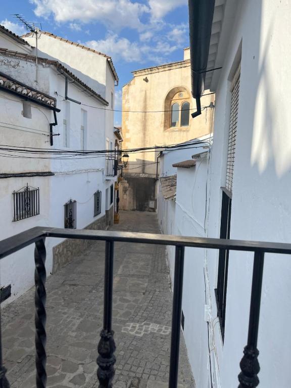 Balkón nebo terasa v ubytování Los cortinales