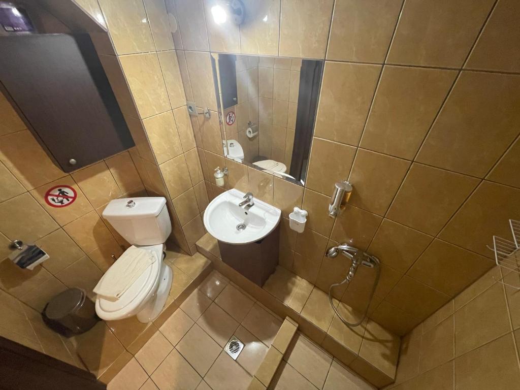 Koupelna v ubytování Anestis Studios