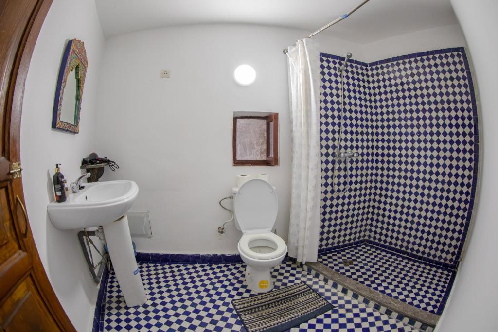 Koupelna v ubytování Riad Fes Dar