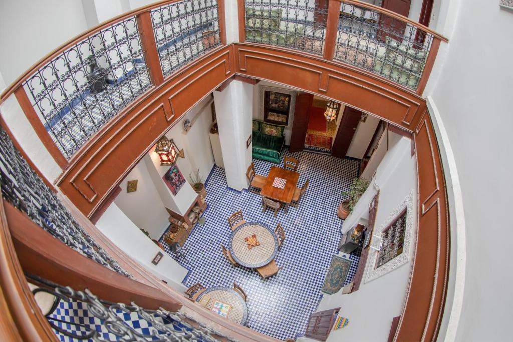 Posezení v ubytování Riad Fes Dar