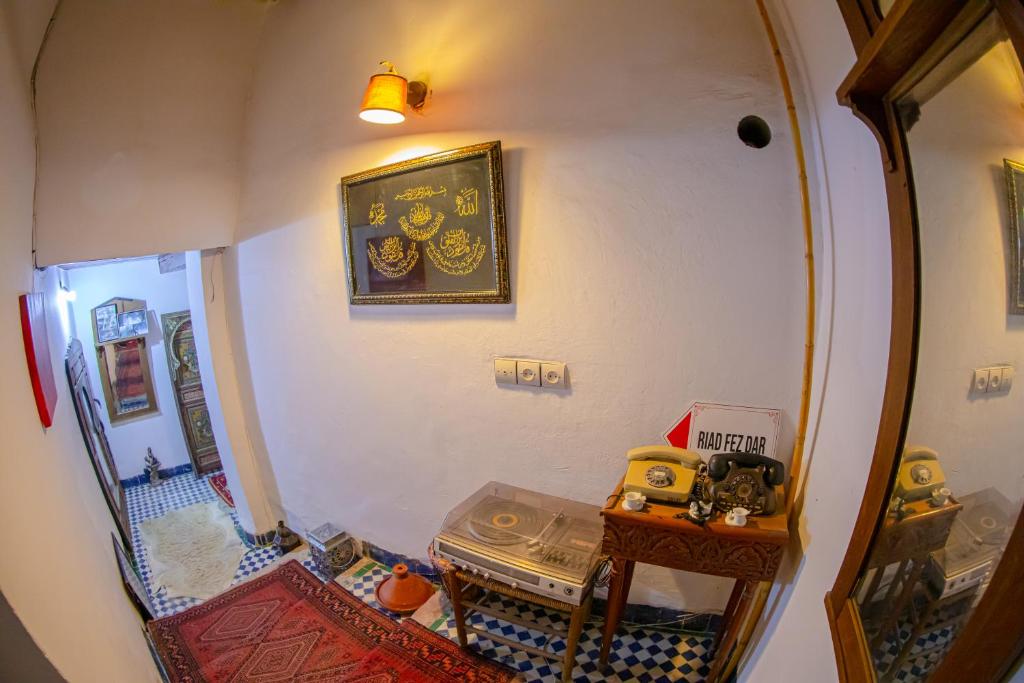 Posezení v ubytování Riad Fes Dar