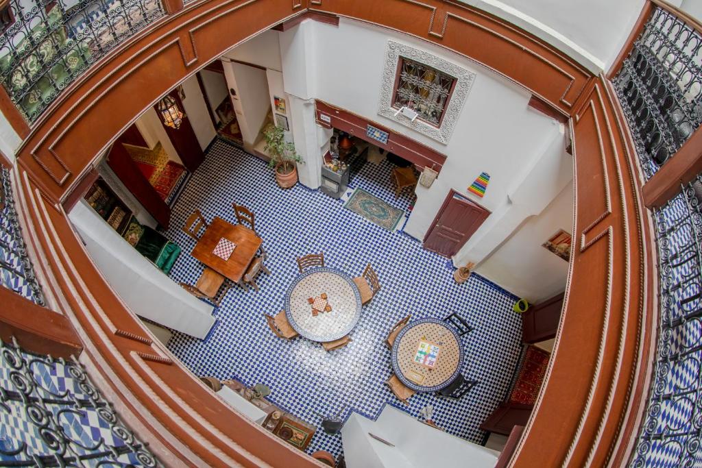 Posezení v ubytování Riad Fes Dar