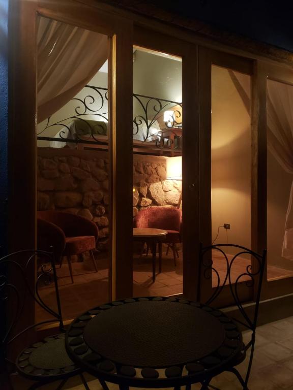 Posezení v ubytování Casa de La Chola