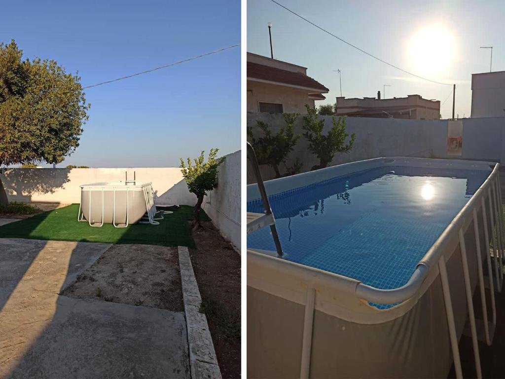 Villetta Misia con Piscina a 350 mt dalla spiaggia Specchiarica di San Pietro in Bevagna