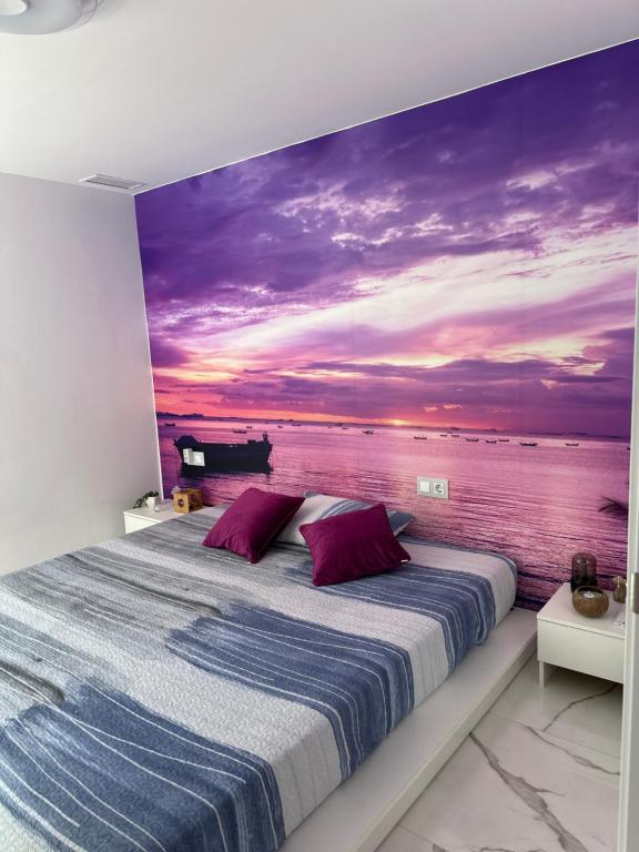 Postel nebo postele na pokoji v ubytování Exotic Home