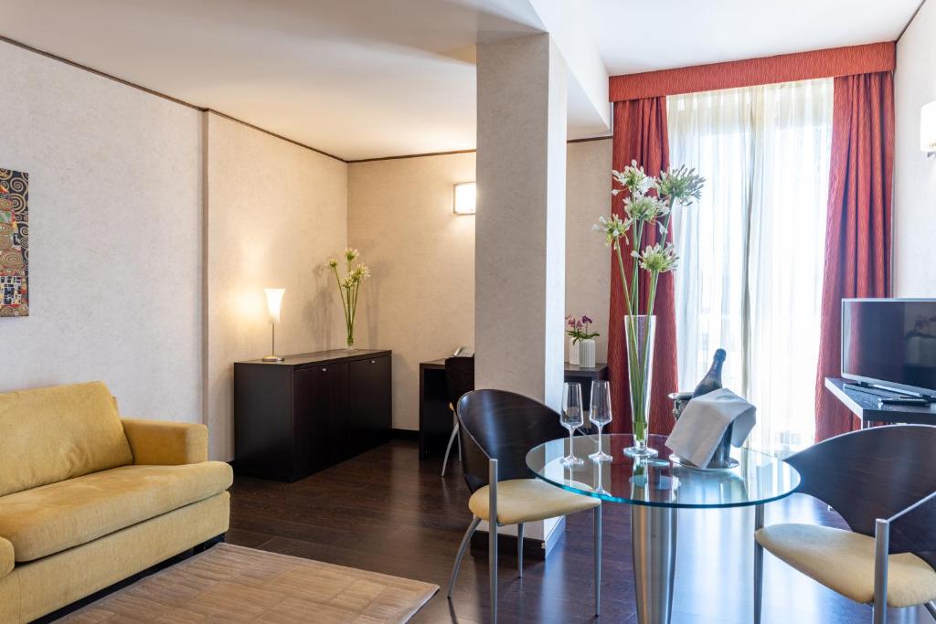 Posezení v ubytování Hotel Valentino