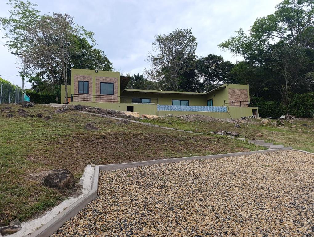 Zahrada ubytování Casa Mezcal