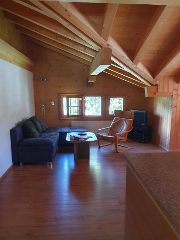 Posezení v ubytování Bauernhaus Gschwend