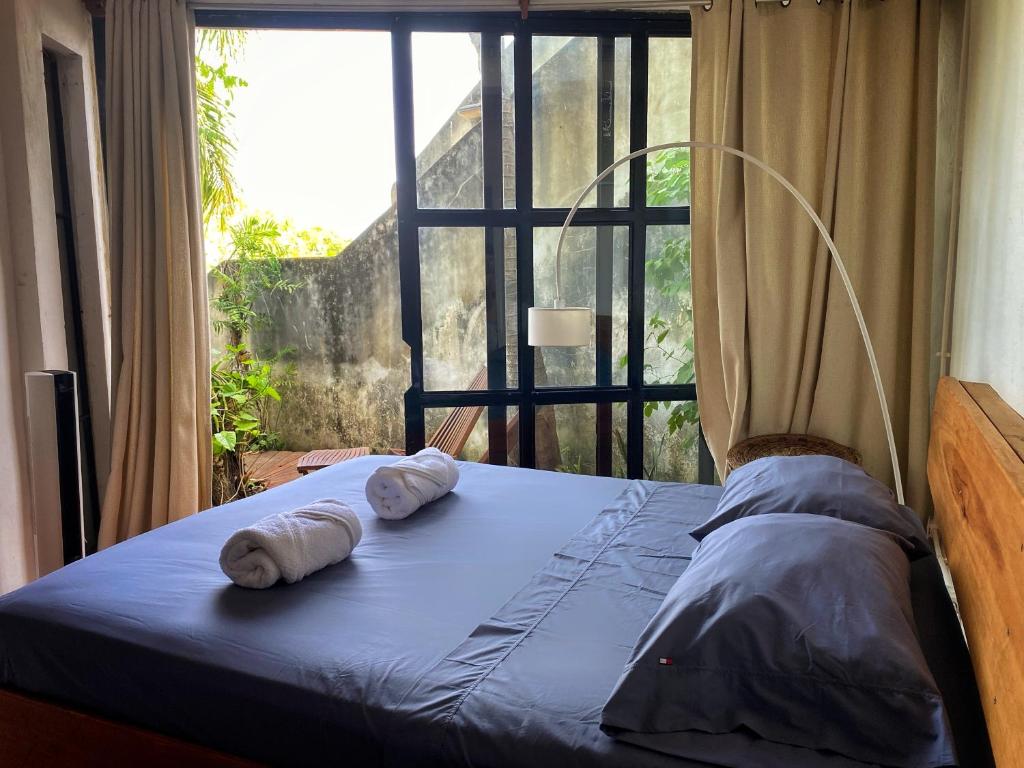 Postel nebo postele na pokoji v ubytování Elmar Hostel
