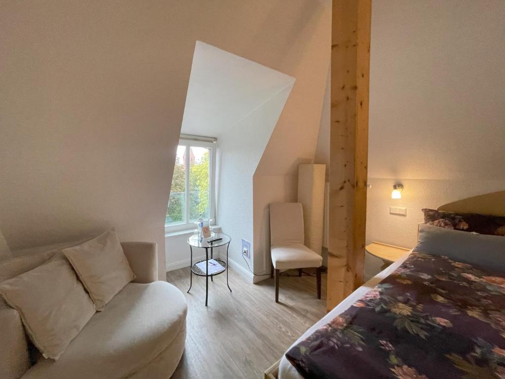 Postel nebo postele na pokoji v ubytování Villa Deichvoigt