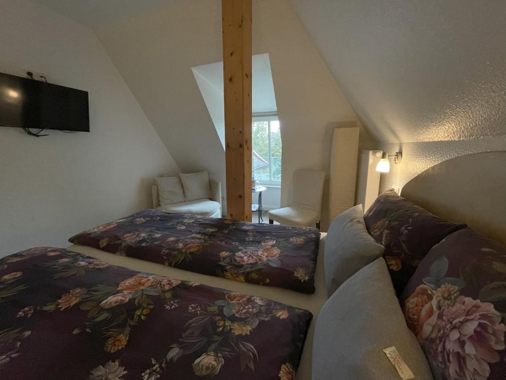 Postel nebo postele na pokoji v ubytování Villa Deichvoigt