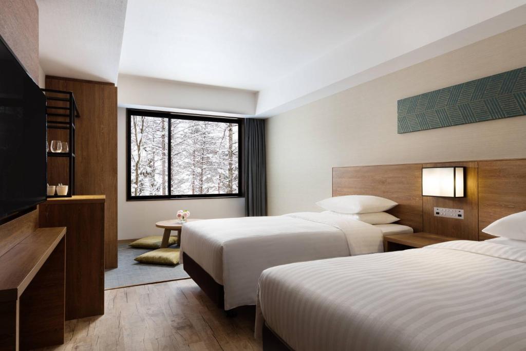 Courtyard by Marriott Hakuba - Premium Twin Room With Hot Spring