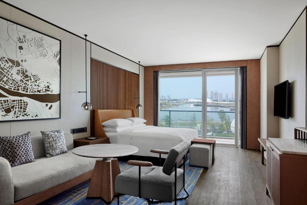 Posezení v ubytování Sheraton Zhaoqing Dinghu
