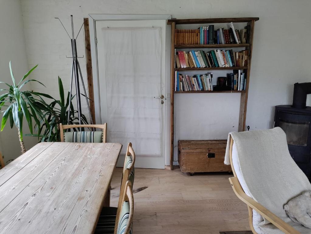 Knihovna v bed and breakfast