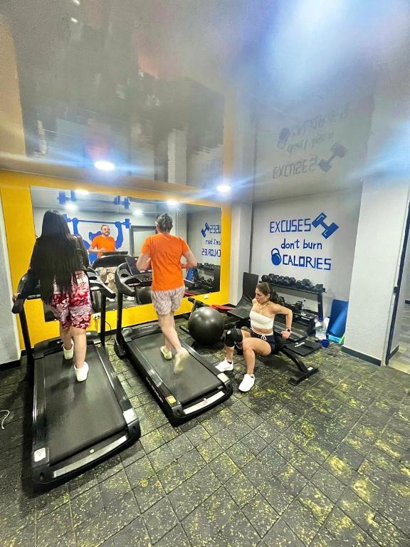 Fitness centrum a/nebo fitness zařízení v ubytování Las Aguas Experience