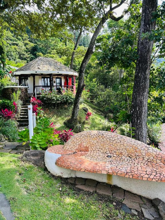 Zahrada ubytování Villa La Fortuna
