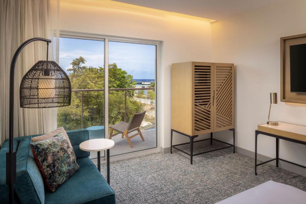 Istumisnurk majutusasutuses Courtyard by Marriott Curacao