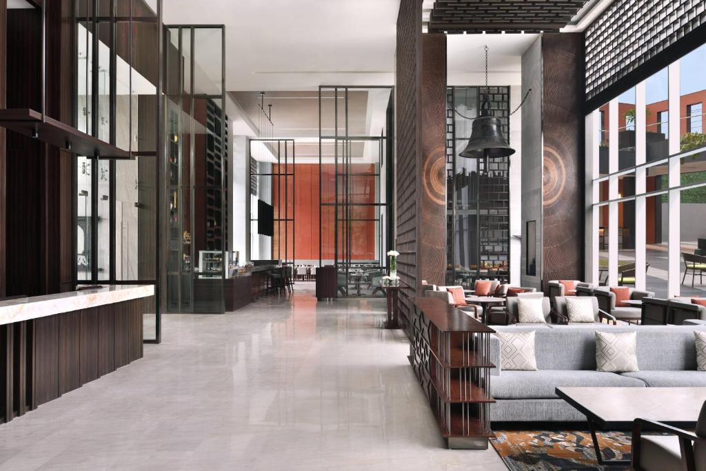 Posezení v ubytování Kathmandu Marriott Hotel