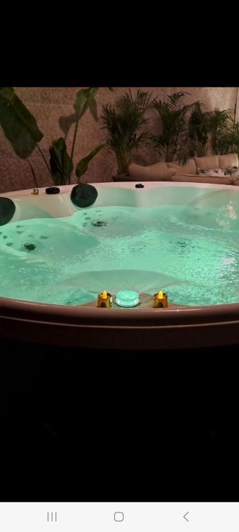 Bazén v ubytovaní Casa Victoria garden con Jacuzzi y piscina alebo v jeho blízkosti