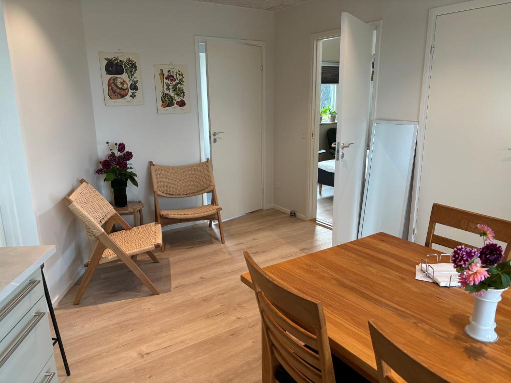 Kuchyň nebo kuchyňský kout v ubytování Jernved Landsted B&B