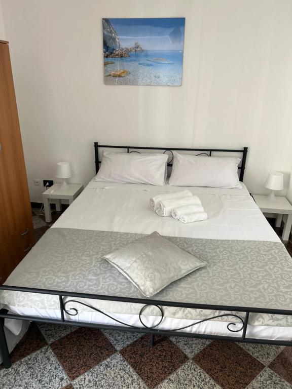 Postel nebo postele na pokoji v ubytování La matrice