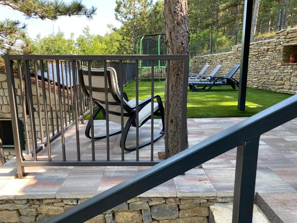 Balkón nebo terasa v ubytování Normabella Holiday Home