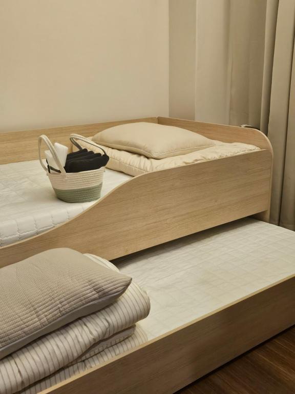 Postel nebo postele na pokoji v ubytování Travel Light Hostel