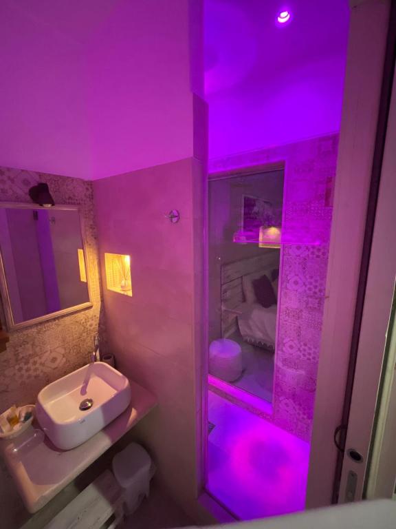 Koupelna v ubytování Torre Pendio b&b