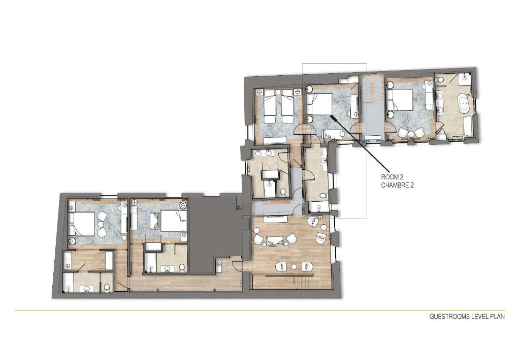 Půdorys ubytování Maison à Deux Mains