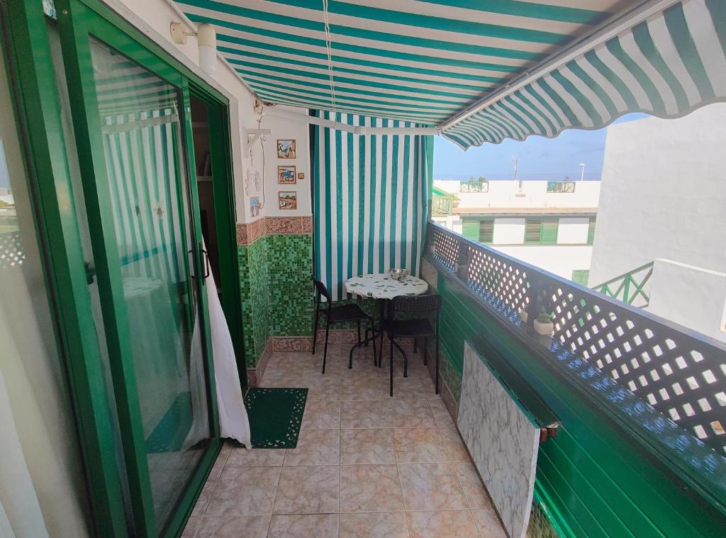 Balkón alebo terasa v ubytovaní Casa Su Lanzarote