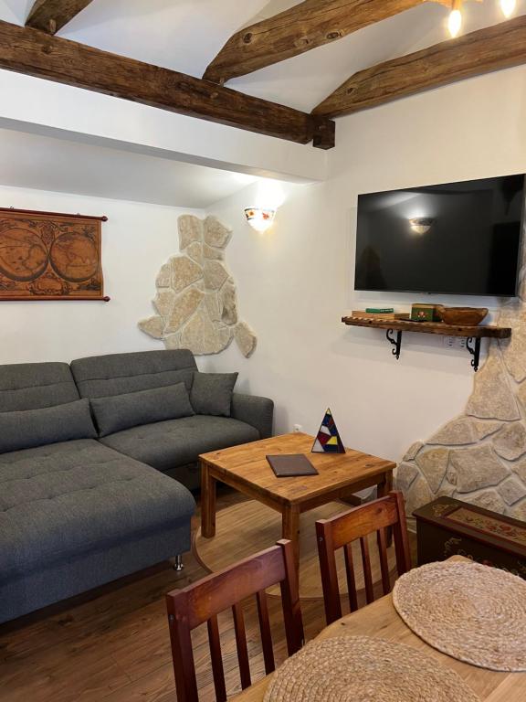Telewizja i/lub zestaw kina domowego w obiekcie Villa Rossi
