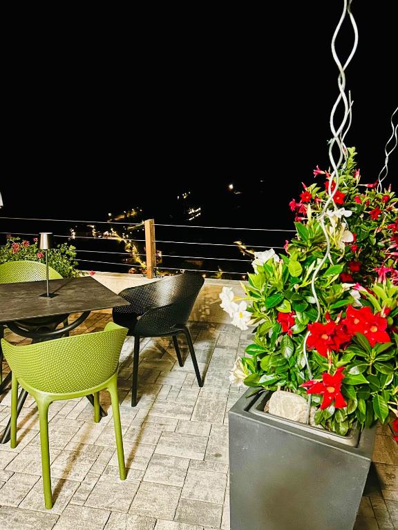 Balkón nebo terasa v ubytování Hotel Aurora