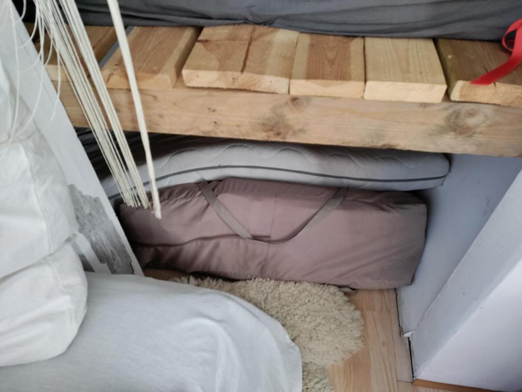Postel nebo postele na pokoji v ubytování Petersholm