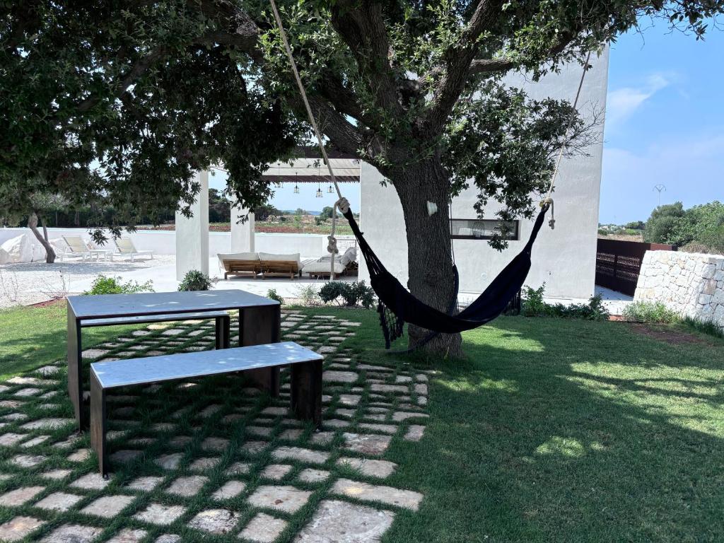 Zahrada ubytování Aeneas Villa Pool & Jacuzzi al mare Torre Guaceto