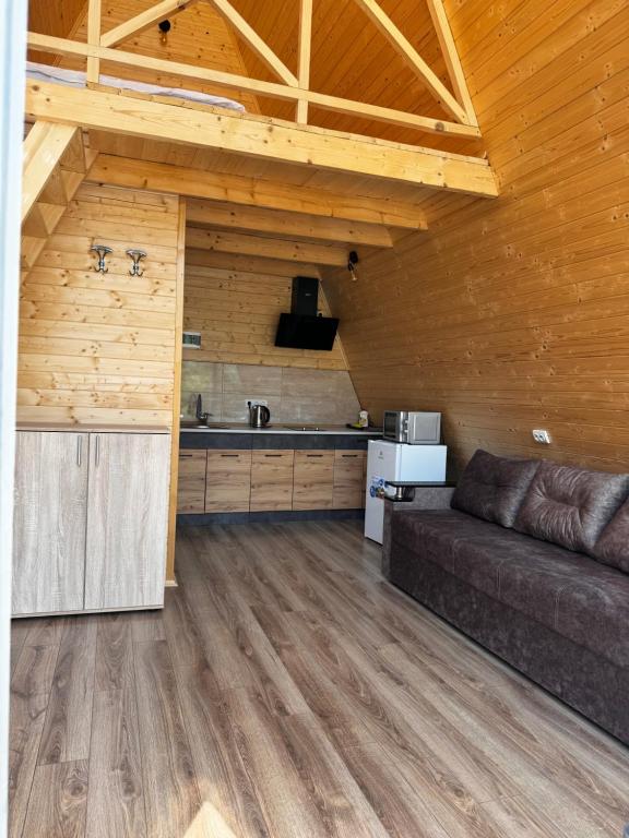Kuchyň nebo kuchyňský kout v ubytování Shalet