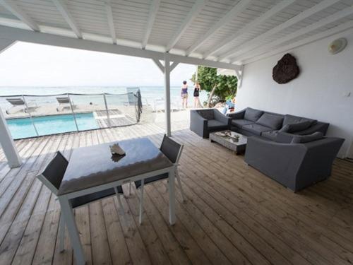 Balkón nebo terasa v ubytování Coco Beach Marie-Galante