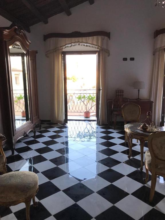 Posezení v ubytování Casa Rosa