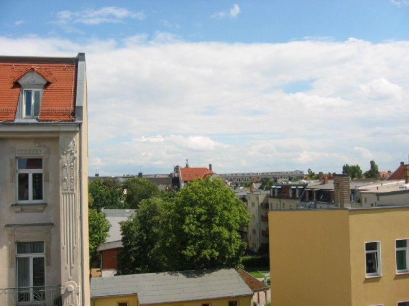 Nespecifikovaný výhled na destinaci Lipsko nebo výhled na město při pohledu z apartmánu