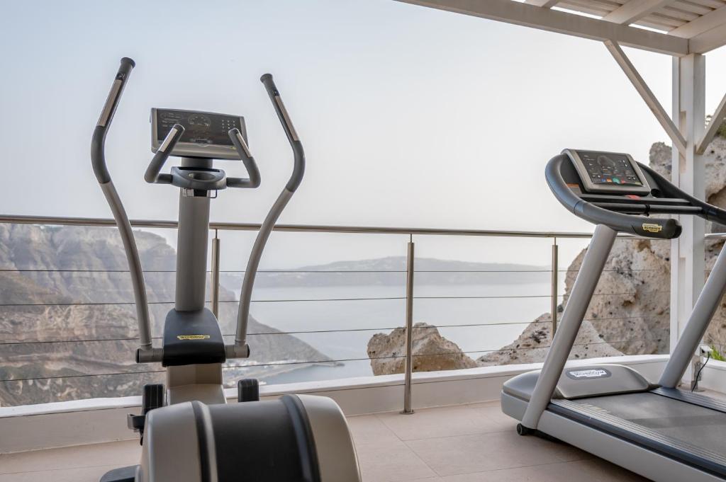 Palestra o centro fitness di Apeiron Blue Santorini - Sustainable Adults Only 14 Plus