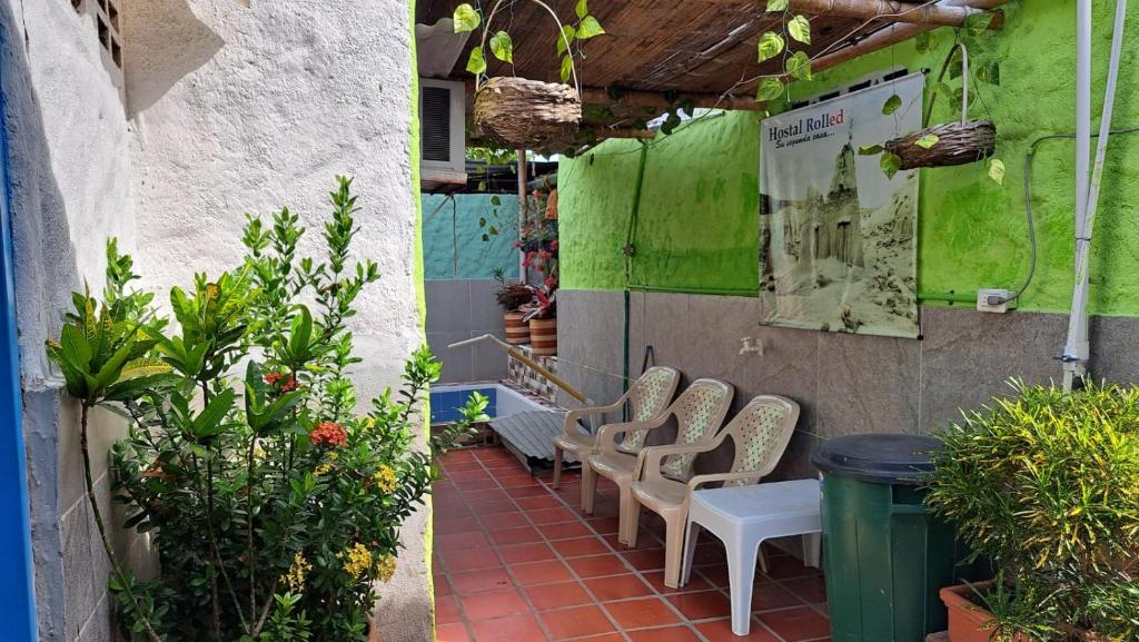 Zahrada ubytování Hostal ROLLED